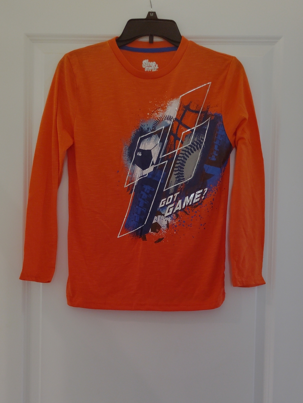 Boys Orange Sleep Shirt